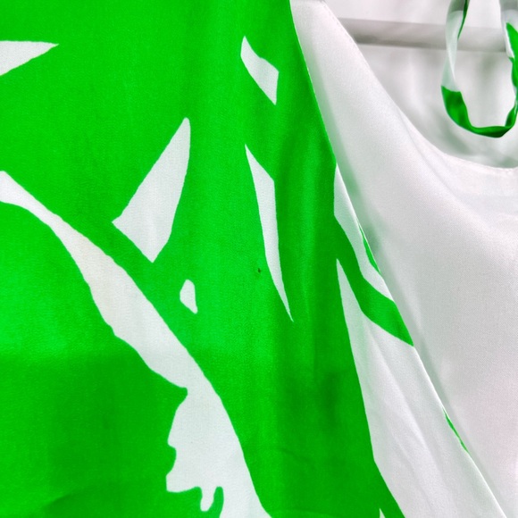 Lilly Pulitzer Target Dress Womens XS Green Flare Sleeve Satin Boom Boom Mini - Picture 7 of 16